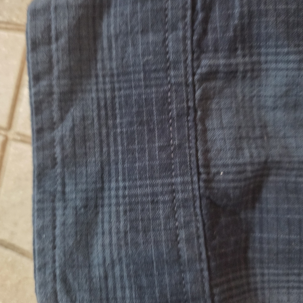 Carhartt Navy Plaid Button-Up Shirt - Picture 4 of 4